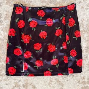 Motel satin mini skirt